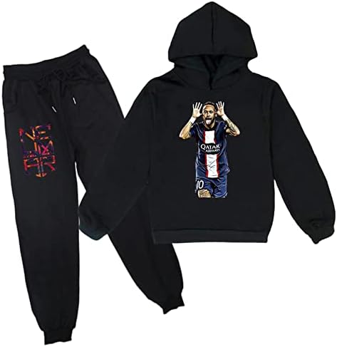 BenLP/ Пуловери с качулка за момчета и момичета, Спортни костюми Футболни звезди - Hoody с качулка с участието на Неймара
