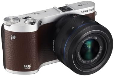 Samsung NX300 20,3-Мегапикселова CMOS Smart WiFi Беззеркальная Цифров фотоапарат с обектив 20-50 мм и сензорен екран 3,3