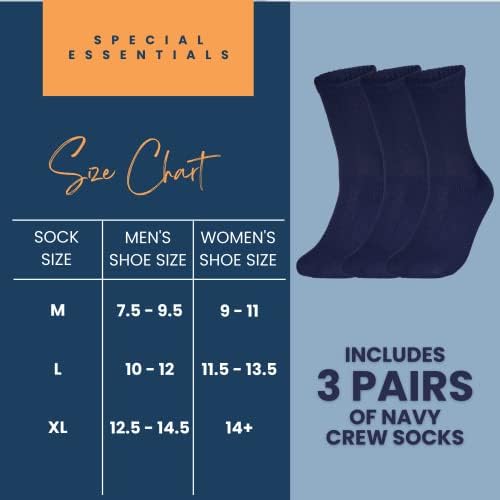 Специални предмети от първа необходимост, 3 Чифта Памучни чорапи за диабетици екип - за нищо не задължаващи Чорапи с Широка