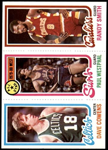 1980 Топпс 36/16 / 59 Дейв Коуэнс/Пол Вестфал/Ранди Смит (Баскетболно карта) NM/ MT