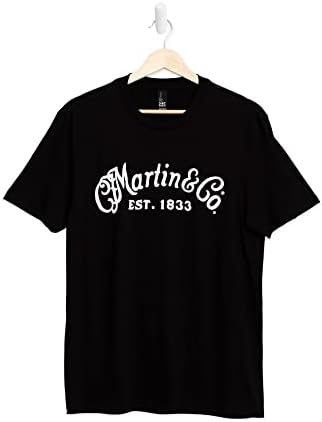 Тениска Martin Guitar с Бяло лого