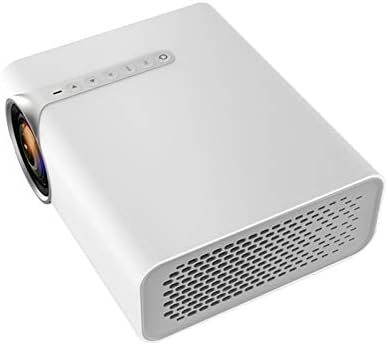 Домакински мини проектор 1080P Преносим led проектор с висока разделителна способност (бял)