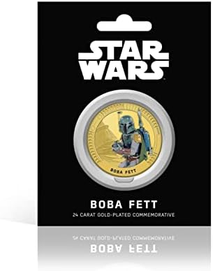 Оригиналната трилогия Междузвездни войни - Възпоменателна монета Боб чуи и ландо с диаметър 44 мм със златно