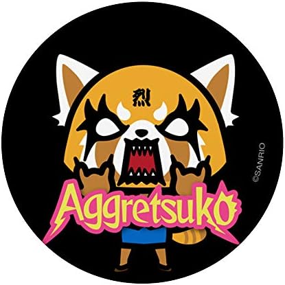 Поставка за PopSockets с логото на Aggretsuko за смартфони и таблети PopSockets PopGrip: Замяна дръжка за телефони