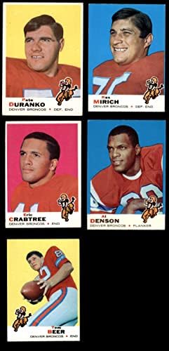 1969 Сет екип Topps Denver Broncos Denver Broncos (сет) VG+ Broncos