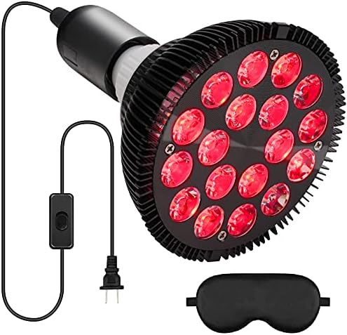 YGROW led лампа за терапия с червена светлина червени на цвят 630 нм, които са тъмно червено 660 нм, близо до инфрачервения 850