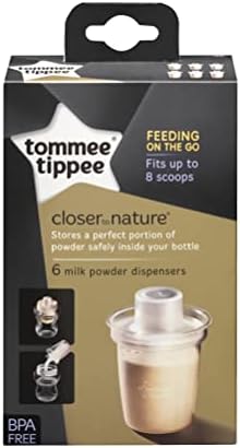 Дозатори за мляко на прах Tommee Tippee Closer To Nature x 6
