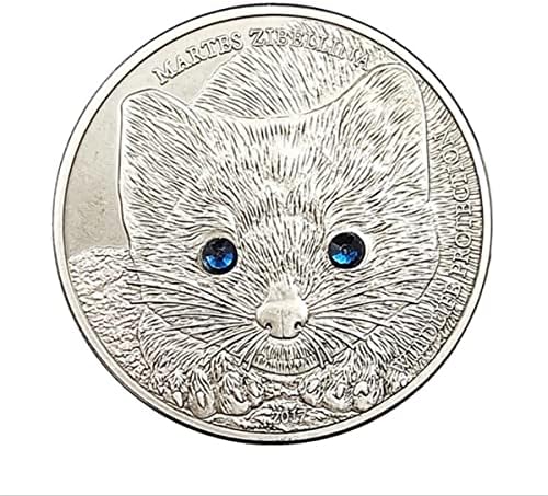 Монета На Животното Конго Щастлив Sable Подарък Възпоменателна Монета Мемориал Медал На Сребърна Монета Занаяти Набор