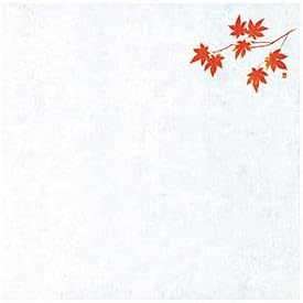 セトモノホンポ (Сетомонохонпо) Маслостойкая хартия Four Seasons (малка) на Есенни листа (100 Листа) [/ч за 5,9 x 5.9 инча