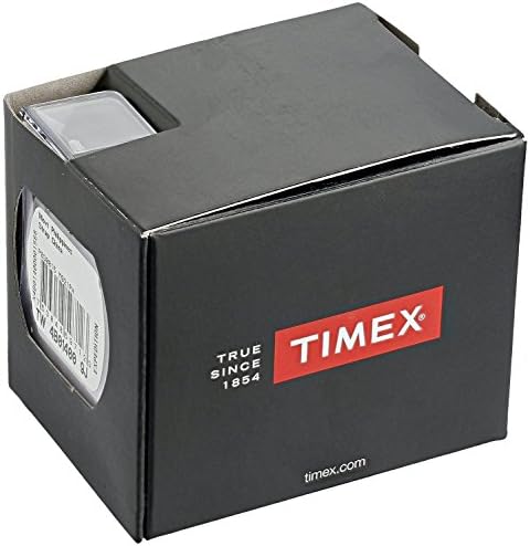 Timex T2H291 Мъжки Аналогов часовник Indiglo Easy Reader с Златисто-бял циферблат и Кожена каишка