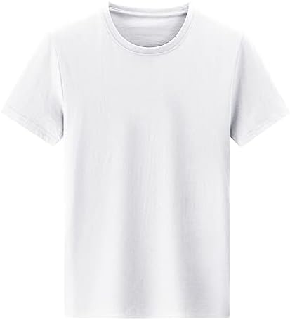 Мъжки Дишаща тениска с кръгло деколте Maiyifu-GJ, Леки Ризи от Активна Памучна смес, под формата на мускулите, С Къс