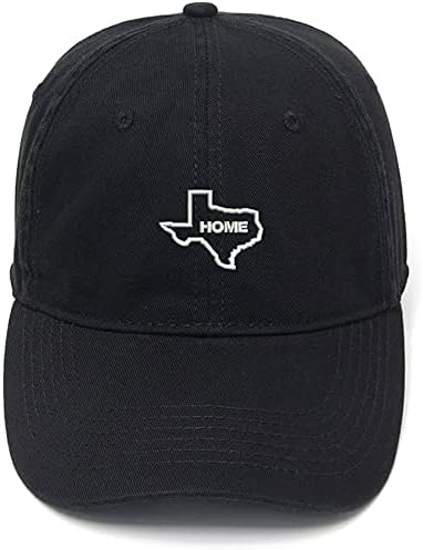 Lyprerazy Мъжка бейзболна шапка на Texas is Home С бродерия, Ежедневни Памучни Шапки с бродерия