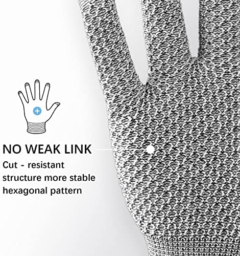Ръкавици TELION Cut Resistant Gloves Ръкавици със защита от порязване със сензорен екран, хранително качество,