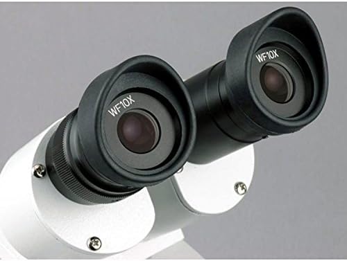 Бинокъла на стереомикроскоп AmScope SE305-PZ-AC, окуляры WF10x и WF20x, 10-кратен/20 пъти/30 пъти/60-кратно увеличение,