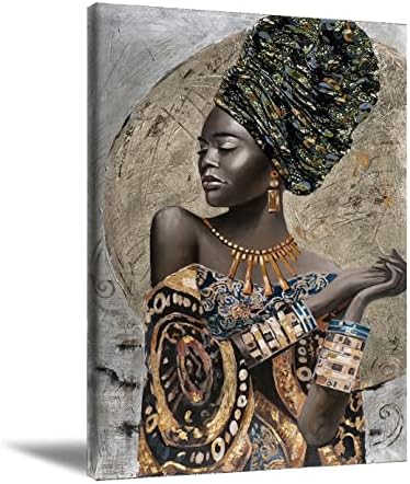 Turaranusy Африкански женски стенни художествени плакати и отпечатъци върху платно елегантни дамски декоративни картини