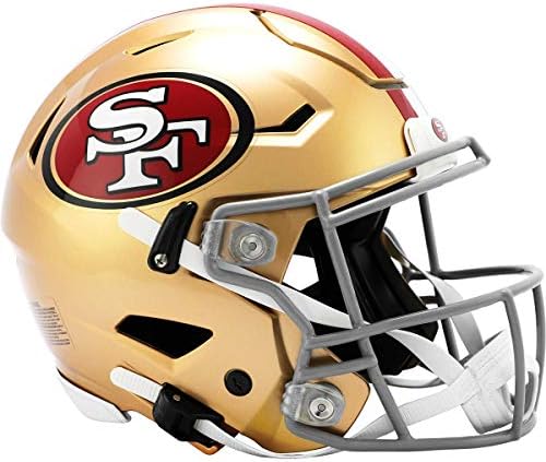Корпоративна Футболен Каска Riddell NFL San Francisco 49ers Speedflex Команден Цветове, Голям