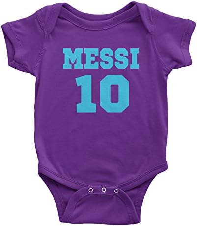 Expression Tees Честването на победители на световното първенство по футбол Messi 2022 за новородено, Пълномаслено Боди