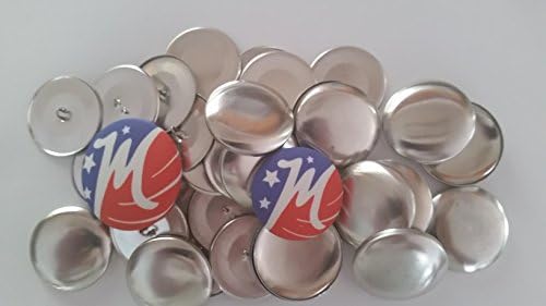 100 от бутони за корицата от Maxant - Произведено в САЩ - № 60 (1 1/2) с тел, проушинами отзад, са идеални за шиене. НИКАКЪВ Инструмент.