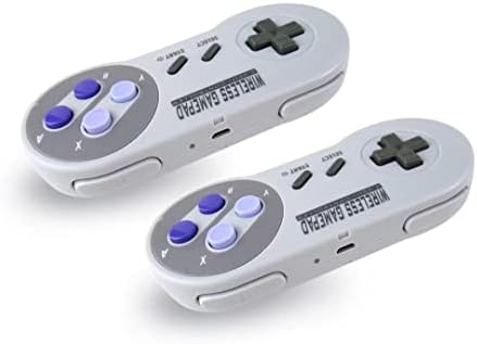 Безжичен контролер от 2 комплекти за SNES Classic Edition (Mini) /за NES Classic Edition, геймпад с безжичен приемник