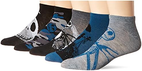 Мъжки чорапи Дисни Nightmare Before Christmas в 5 опаковки Без показване