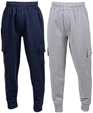 Спортни панталони за момчета chopper club или джоггеры за момчета от памучен плат със средна плътност обикновена засаждане