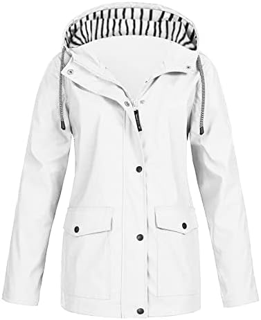 COKUERA/ Дамски Модни Външни Непромокаеми Якета, Стилни Обикновена Ски Зимните Палто С Качулка, Топло Ветрозащитная Връхни