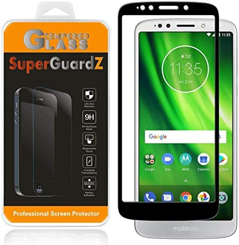 за Motorola Moto G6 Forge/Moto G6 Play Защитно фолио за екран от закалено стъкло [с Пълно покриване], SuperGuardZ,