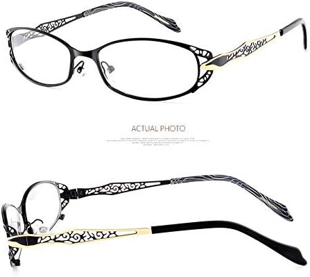 Модни Очила за четене в цельнометаллической ръбове, Выдалбливающаяся Дизайнерски рамки и лещи от смола, Комфортни четящи