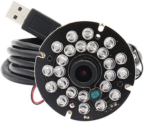 ELP 1,3 мегапикселова Камера за Дневно и Нощно Виждане, USB Модул Камера за Компютър IR Infrared 960p USB2.0 UVC