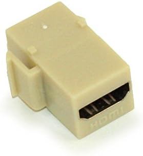 Тип конектор/Connector My Кабел Mart Keystone Жак - HDMI, Позлатен Жак /Конектор, Слонова кост