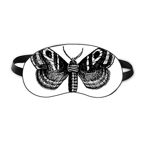 Черна Пеперуда с Прости модели, Защитната Маска за очите, Мека Нощна Превръзка на Очите, Сивата чанта за Носене