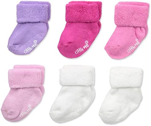 Чорапи Little Me за малки момичета в 6 опаковки