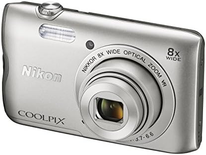 Цифров фотоапарат Nikon Coolpix A300 с резолюция от 20 Mp, Сребрист