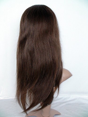 Красиви 22 перуки, изработени от човешка коса на дантели с косата на бебето, естествени права коса монголски дева Реми, цвят