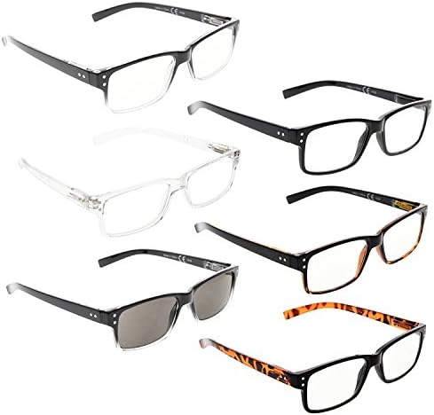 LUR 7 опаковки очила за четене без рамки + 6 опаковки класически очила за четене (общо 13 двойки ридеров + 2,50)