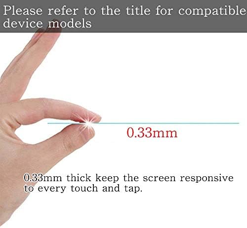 [3 опаковки] Защитен слой от закалено стъкло Puccy, съвместима с филма протекторами HUBLOT 301.pi.500.rx.114 срещу драскотини