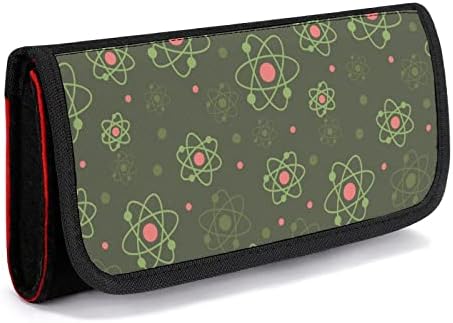 Калъф за носене с Модел на Атома за Ключа, Защитна Чанта За Съхранение с Отделения за карти игра