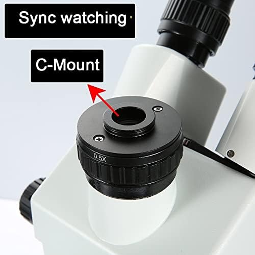 Комплект аксесоари за микроскоп за възрастни 1/2 1/3 1X Адаптер C-Mount Обектив Адаптер за Тринокулярного Микроскоп