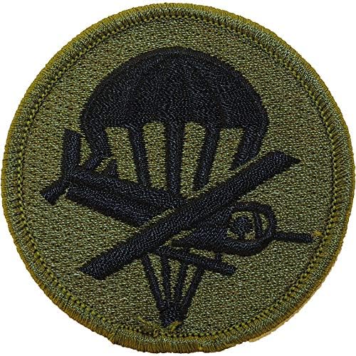 Нашивка с бродерия за Парапланер Армия на Съединените Щати, кръгла, Пълноцветен, с приклеивающимся желязо
