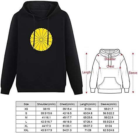 Спортна Hoody с Националната Емблема на Япония, Пуловер с Дълъг Ръкав, Hoody С Качулка За Младежта