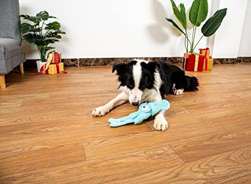 ZMAD Писклив Играчки за Кучета, Интерактивна Здрава Плюшен Играчка за Кучета от Гофрирана хартия, Твърди Играчки