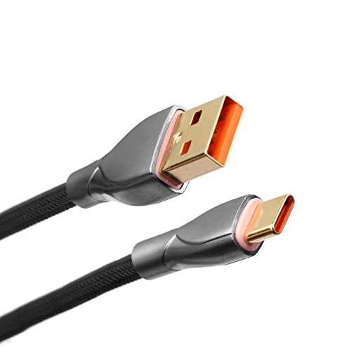 EPOMAKER Mix 1,8 м Спирален кабел Type-C за да се свържете механична клавиатура USB A TPU с подвижен конектор Aviator за игри
