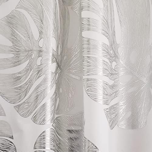 Декоративни калъфи за възглавници сребро релефни NeatBlanc - Опаковка от 4 покрива възглавница - 18 x 18 инча
