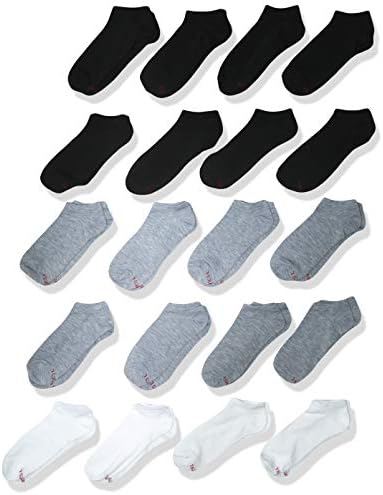 Чорапи Hanes Boys' No Show Чорапи Super Value по 20 чифта В опаковка