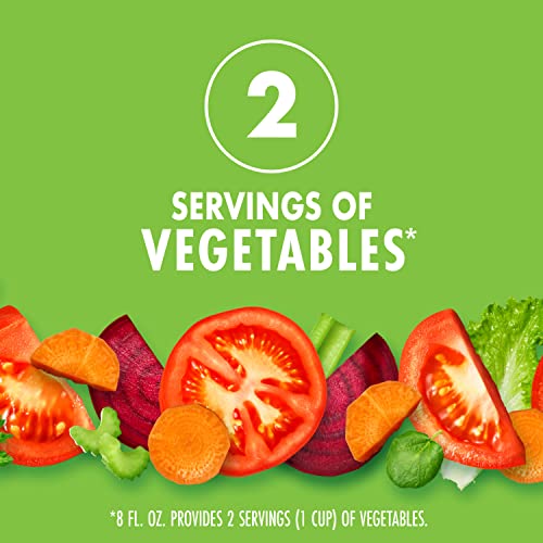 V8 Основните антиоксиданти Зеленчукови сокове, Зеленчукови смес от Сок от домати, Моркови и сельдерейным сок, бутилка 46 течни унции (опаковка от 6 броя)