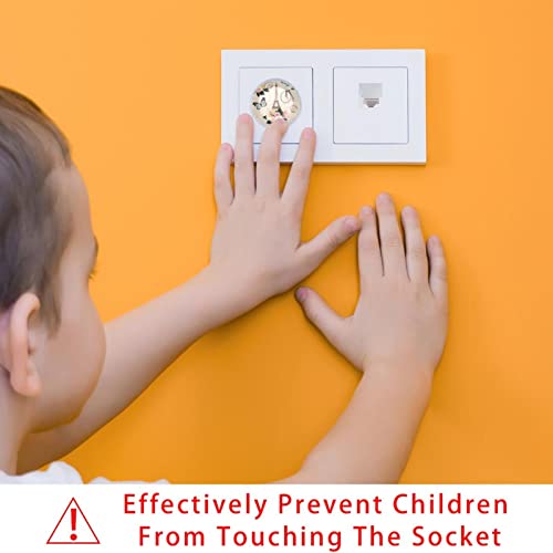 Капачки за контакти LAIYUHUA За защита от деца, 24 опаковки, Стабилна Защита, За електрически щепсел | Пластмасови