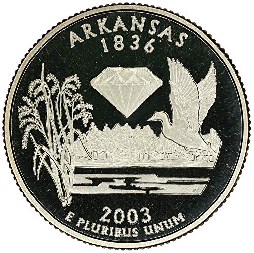 Доказателство монетния двор на САЩ в квартал на щата Арканзас 2003 г.