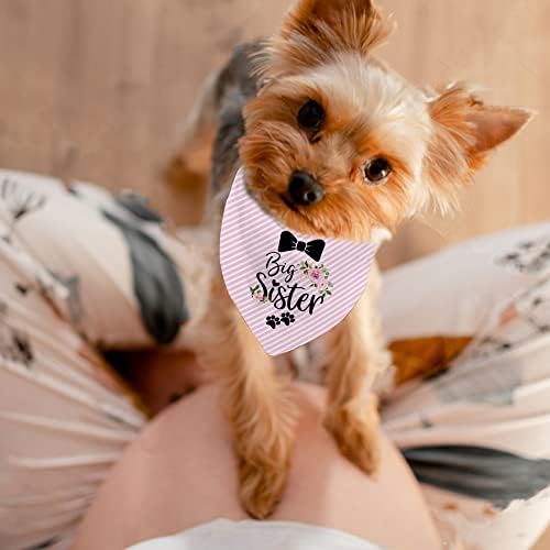 Кърпи за кучета по-Голяма сестра на Обява за бременност, Подпори за Фотосесия, домашни любимци, за да Обяви за Раждането
