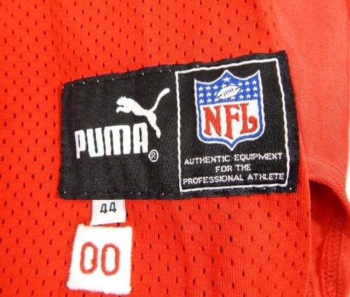 2000 Kansas City Chiefs White 7 Game Пусна Червената фланелка 44 DP32198 - Използваните тениски за игри NFL без
