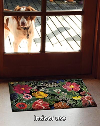 Toland Home Garden 800432 Традиционните Цветя Годишният Врата на Мат 18x30 Инча Цветен Външен Подложка за Антре